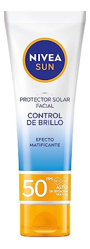 Nivea Sun Control De Brillo Protector Solar Facial Fps 50 Si