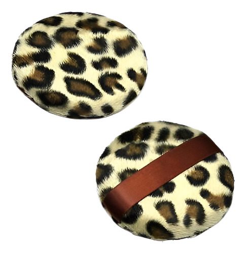 2 X 3 Pulgadas Moda Leopardo Ronda Cinta Esponja Sueltos Sop