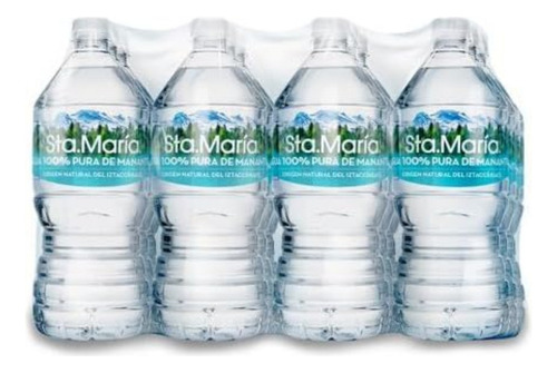 Agua Mineral Santa María Con Gas Botella 1 Ml
