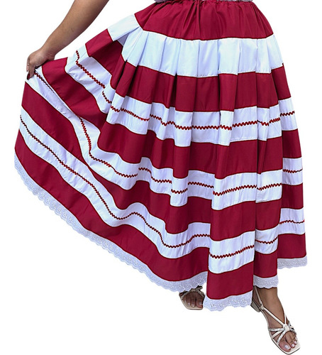 Saia Maria Navalha Umbanda Candomblé Bicolor Com Sianinha