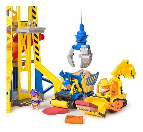 Paw Patrol Torre De Construcción De Rubble Grúa