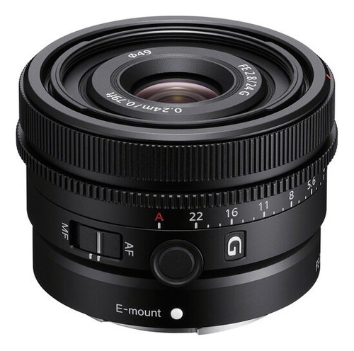 Lente Sony Fe 24 mm f/2,8 g, SEL24f28G, con NF-e