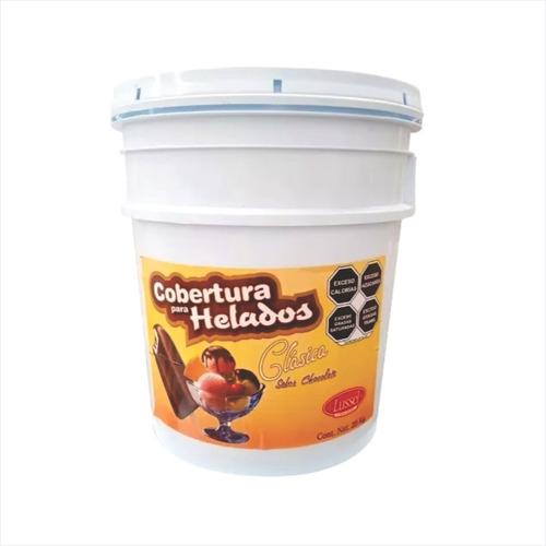 Cobertura De Chocolate Para Helados Y Paletas Lussel 20kg