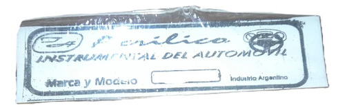 Acrilico De Tablero Ford Fiesta Escort 2000 A 2002, Full
