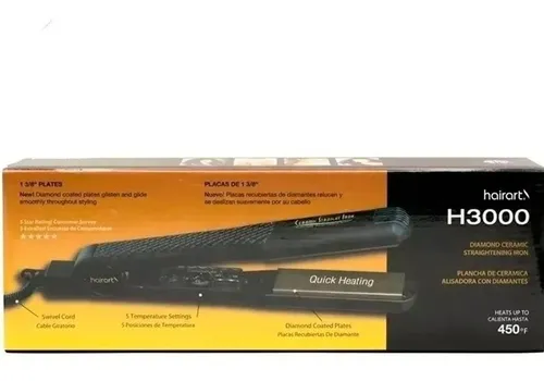Plancha De Cabello Hairart H3000 Collection Original Black