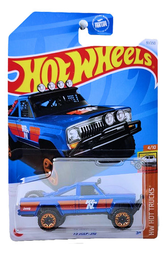 Hot Wheels # 4/10 - '73 Jeep J10 - 1/64 - Htc31