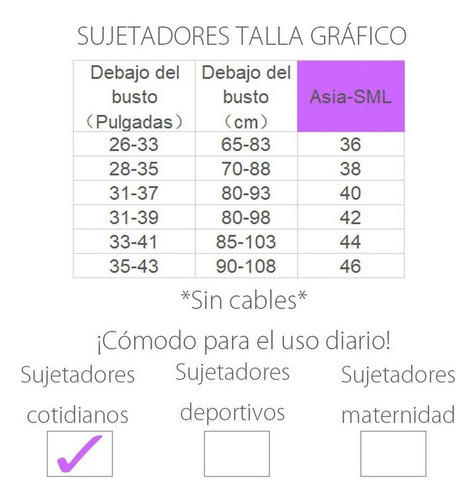 Cr Brasier Con Push Sin Varilla Brasier For Mujer 2 Piezas