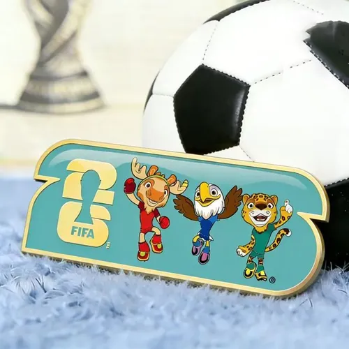 2026 World Cup Horizontal Badge - 65.3 X 25 Mm // | MercadoLivre