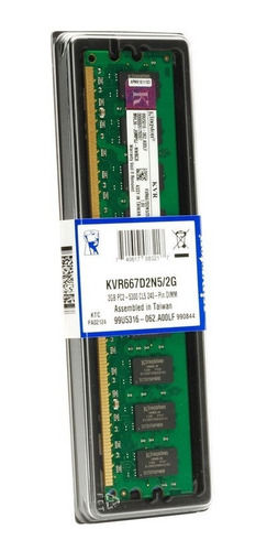 Memoria Ram Kingston 2gb Ddr2 667mhz Pc2-5300 Nueva Sellada