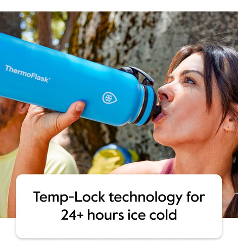 Thermoflask Botella Combinada Con Pajita De 40 Onzas, 2 Unid