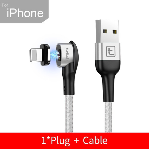 Cable Compatible Con Tipo C Micro Usb iPhone Carga 3.0a 1 Mt
