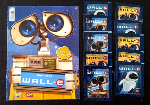 Album De Figuritas Wall E Vacio + 10 Sobres