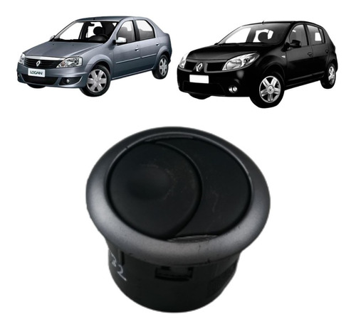 Difusor De Ar Lateral Central Renault Sandero Logan 2007