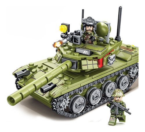 Kit De Construcción De Juguetes De Tanque De Ejército T-85