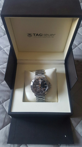 Imagen 3 de 3 de Reloj Tag Euer F1 Nuevo Acero En Caja De Lujo, Mes Y Fechas
