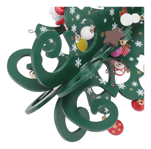 Artesanía Divertida De Madera Para Decoración De Árbol De Na