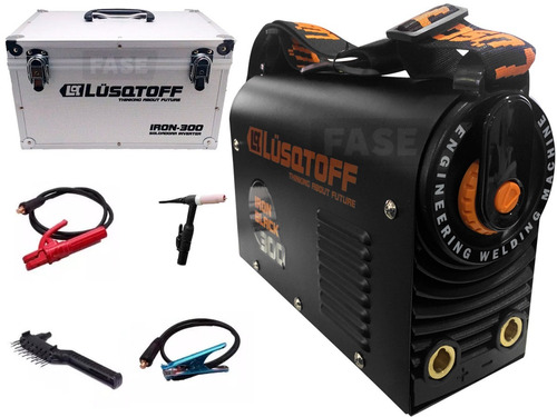 Soldadora Inverter Lusqtoff 220a Mma 5mm Tig Dual Iron Black