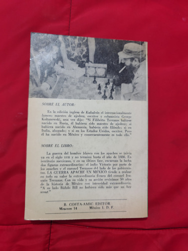 La Guerra Apache En México. Filiberto Terrazas (Usado)