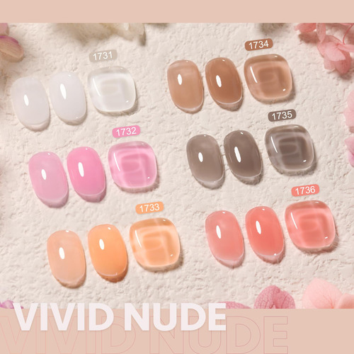 Set De Gel Constructor Gaoy Para Uñas, 6 Colores, 7,3 Ml, Vi