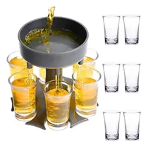 Comprar Dispensador De Shots Bebidas Tragos Impreso En 3d + 6 Vasos