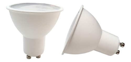 Lampara Dicroica Led 7w Gu10 Pack X10 ** Luz Blanco Cálido