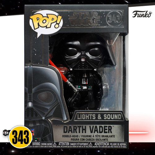 Funko Pop Darth Vader #343 Luz Y Sonido Star Wars Original
