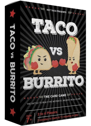 Taco Vs Burrito - El Juego De Cartas Sorprendentemente 