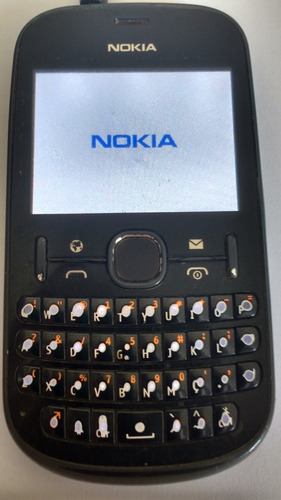 Celular Asha 201 Nokia Preto Desbloqueado+ Carregador Usado