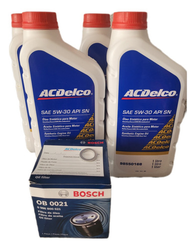 Troca De Óleo Corsa Classic 1.0 8v Ac Delco Sintético 5w30 