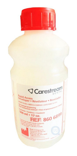 Imagen 3 de 3 de Kit Revelador Y Fijador Carestream Liquído 500 Ml