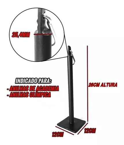 Suporte Para Agachamento Sumô Musculação Barra Fixa Cromada