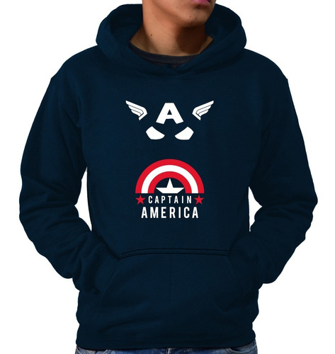 Sudadera Hombre Capitan America Mod-3