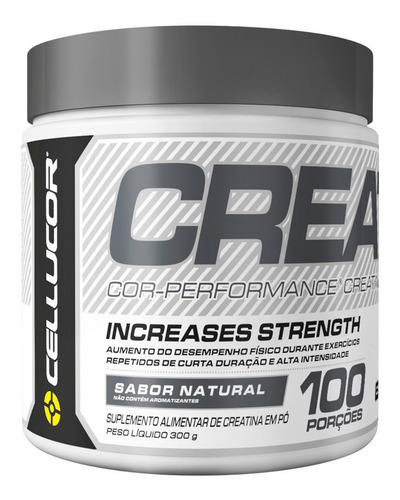 Creatine Cellucor Creatina Em Pó Pura Cor-performance 300g