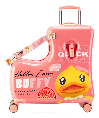 Maleta B.duck Bd584 54x54x24 Cm Amarilla 35l 4 Ruedas