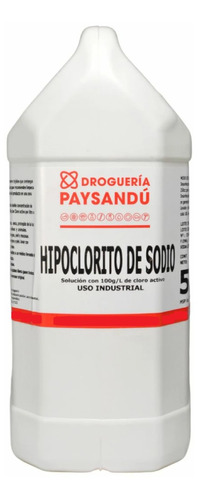 Hipoclorito De Sodio 5l