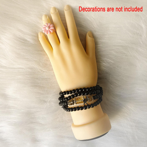 1 Par De Práctica De Uñas De Goma Flexible Flexible A Mano