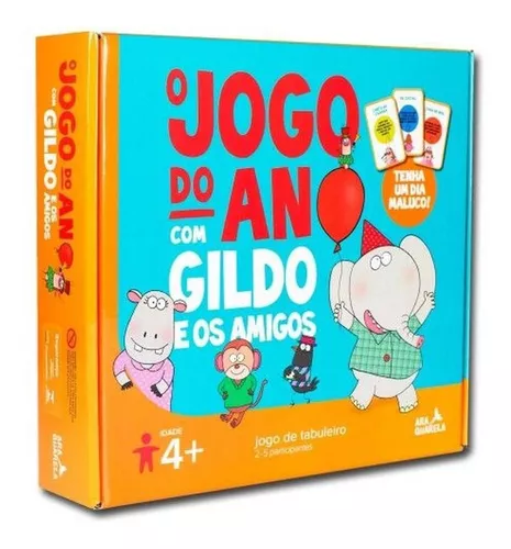 Jogo De Tabuleiro Infantil Gildo E Os Amigos O Jogo Do Ano