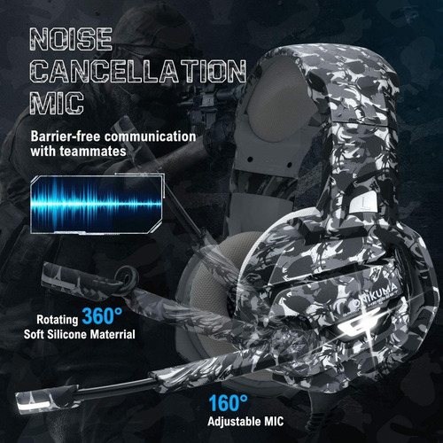 Auriculares Diadema Gaming Onikuma Para Xbox One / Ps4 / Pc