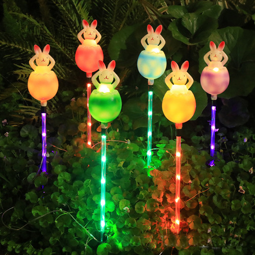 Luces Solares Led De Pascua Clásicas De Pascua Con Forma De
