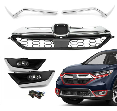 2017 2018 2019 Honda Crv Cr-v Parilla Contiene Set