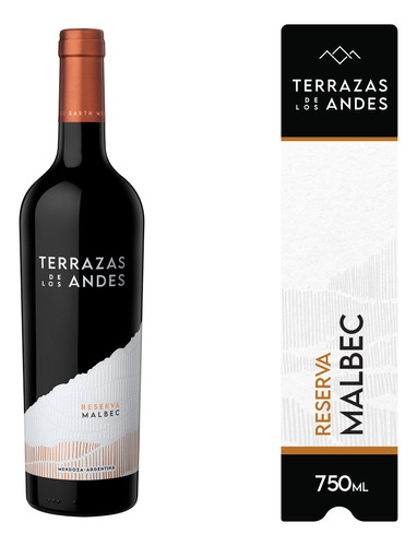 Vino Terrazas Reserva Malbec De Los Andes 750ml Tinto Botell