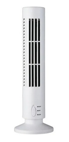 Mini Ventilador Abajur Torre Vertical Usb Mesa Computador 