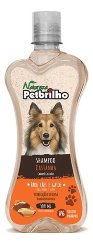 Shampoo De Castaña Para Perros O Gatos 500ml Baño Mascota