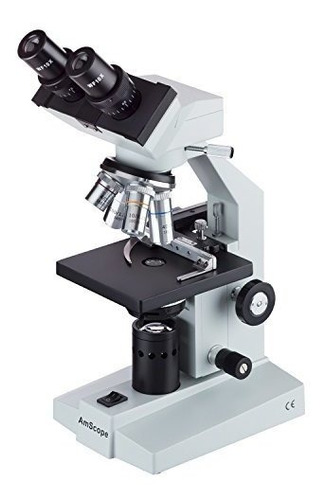 Amscope B100b-ms Compuesto Microscopio Binocular, 40x-2000x 