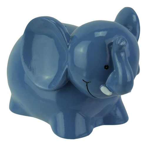 Hucha De Ahorros Elefante Azul