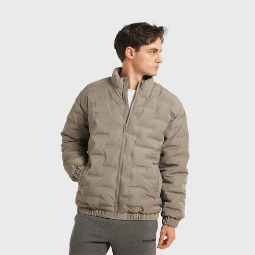 Chaqueta Hombre Puffer Gris Fashion's Park
