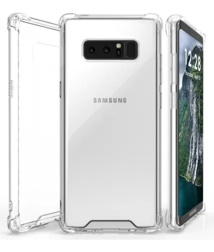 Funda Tpu Para Samsung Note 8 Clear Antishock Reforzada