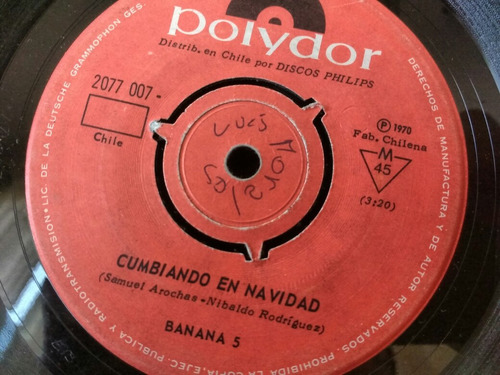 Vinilo Single De Banana 5 Juanita ( M-41