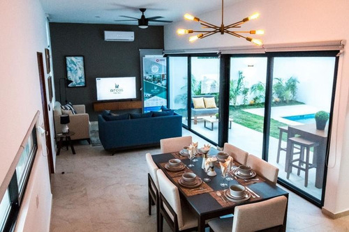 Imagen 6 de 24 de Casa En Privada En Preventa En Playa Del Carmen (126)