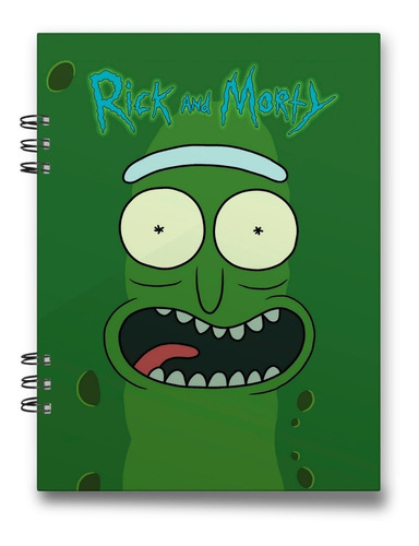 Cuaderno Rick Y Morty 15x20 Cms 100 Hojas 